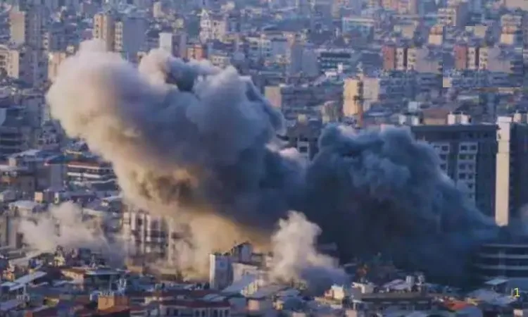 Dubai Blast Near Burj Khalifa