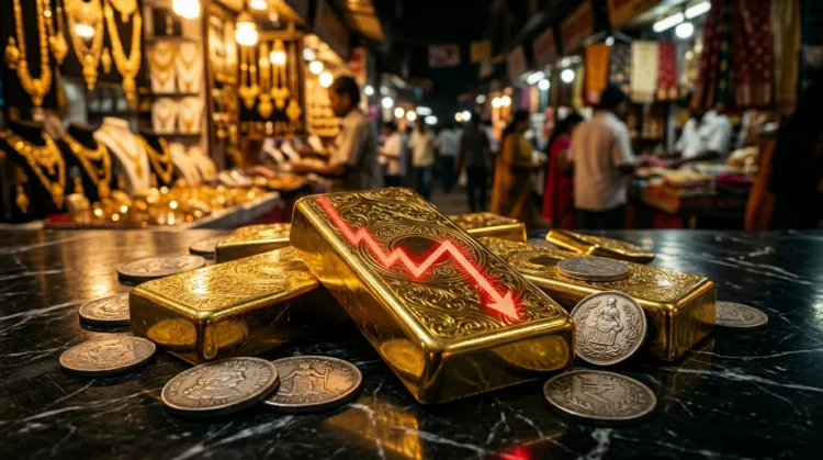 Gold Silver Rate Today: सोने में ₹15,000 की गिरावट, क्या ₹1 लाख से नीचे जाएगा भाव? 1 Gold Silver Rate Today