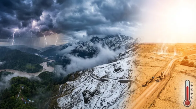 IMD Weather Forecast: पूर्वोत्तर में भारी बारिश का अलर्ट, 5 दिनों में 7°C तक बढ़ेगा तापमान 1 IMD Weather Forecast