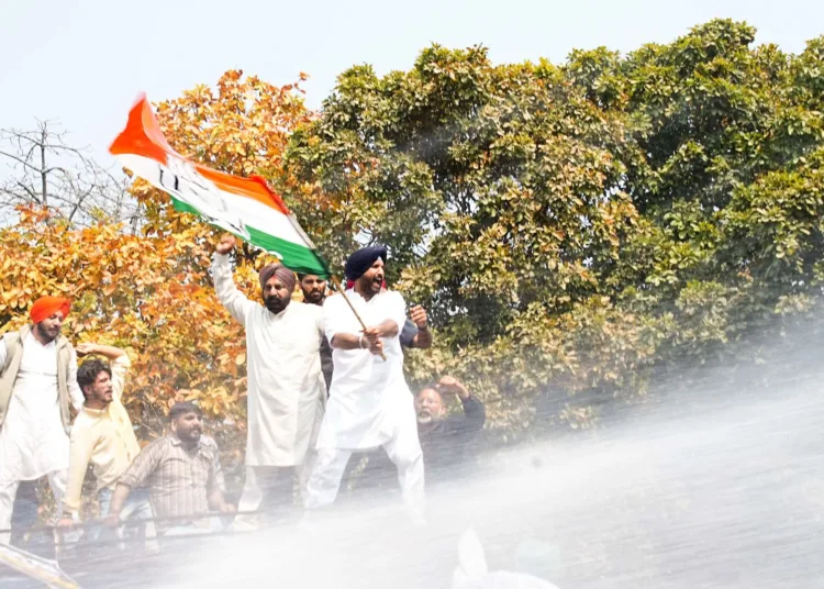 Punjab Congress Protest