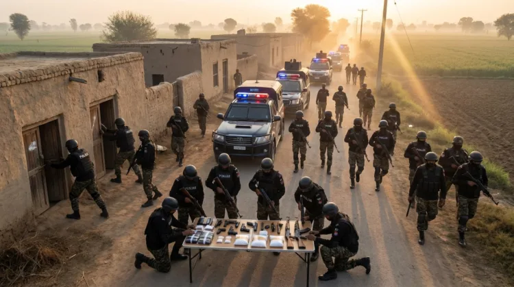 Punjab Police Gangster Crackdown