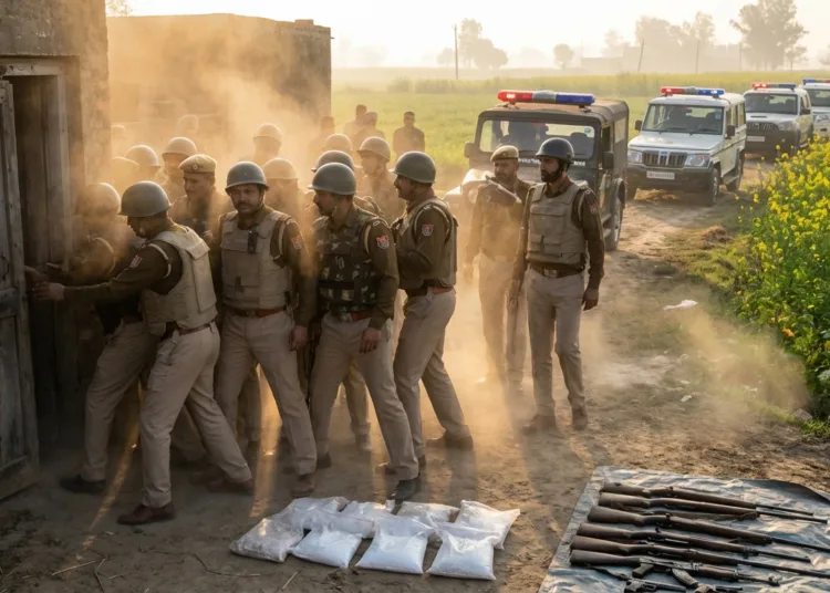 Punjab Police Gangsteron Te Vaar: 521 ठिकानों पर छापेमारी, 214 गिरफ्तार! 1 Punjab Police Gangsteron Te Vaar