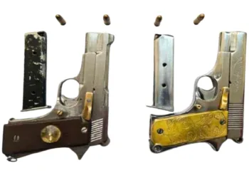 TWO PISTOLS RECOVERED