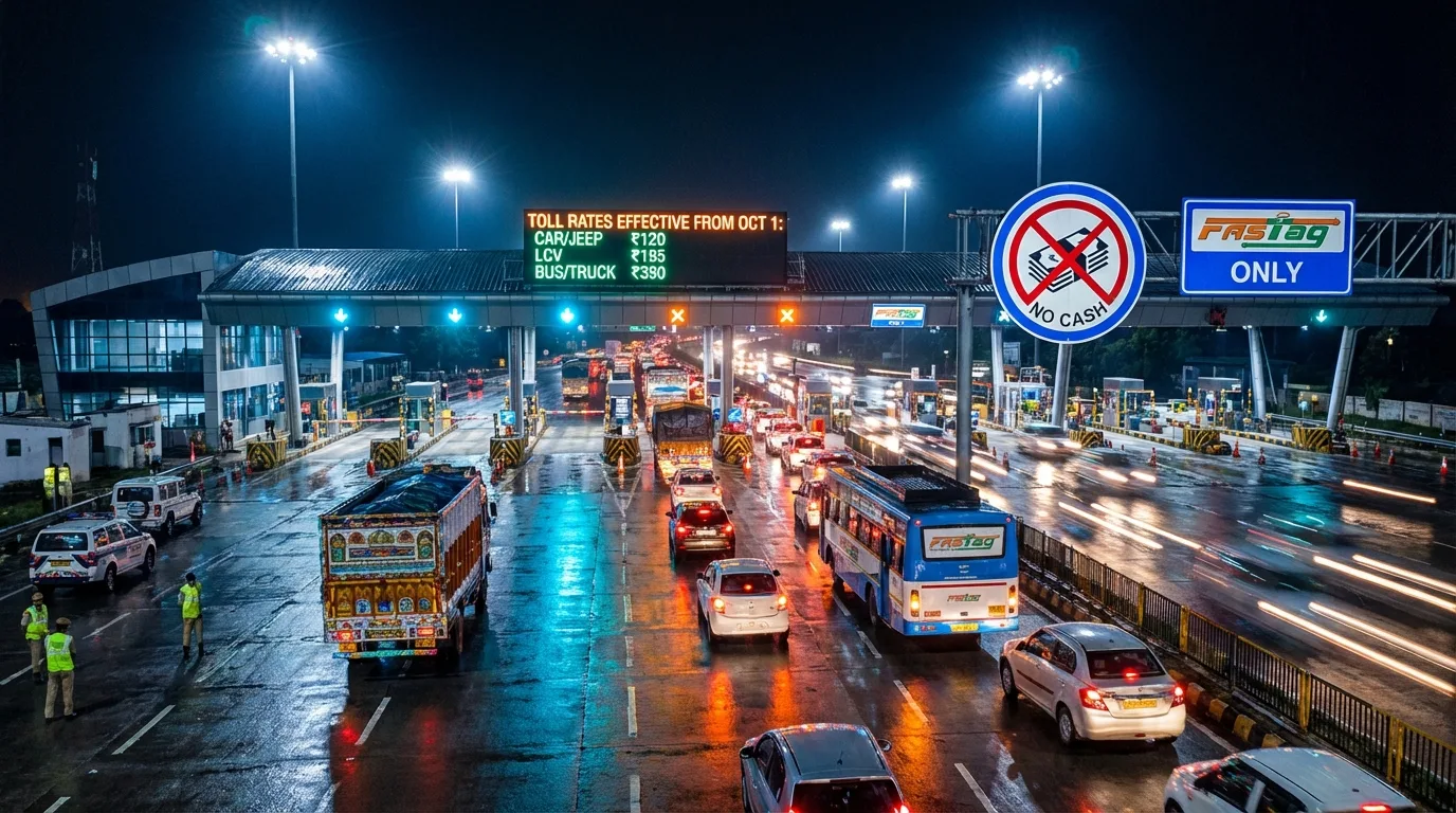 Toll Tax Increase April 2026: 1 अप्रैल से हाईवे का सफर महंगा, Cash Payment भी बंद 22 Toll Tax Increase April 2026
