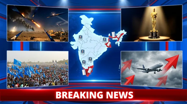 Top 10 News 15 March 2026: मिडिल ईस्ट में जंग तेज, 5 राज्यों में चुनाव का ऐलान आज 1 Top 10 News 15 March 2026