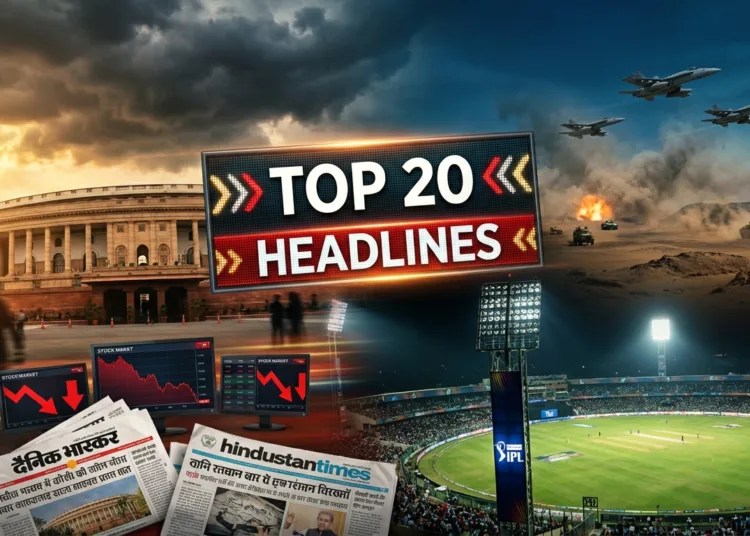 Top 20 Headlines 30 March 2026