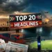 Top 20 Headlines 30 March 2026