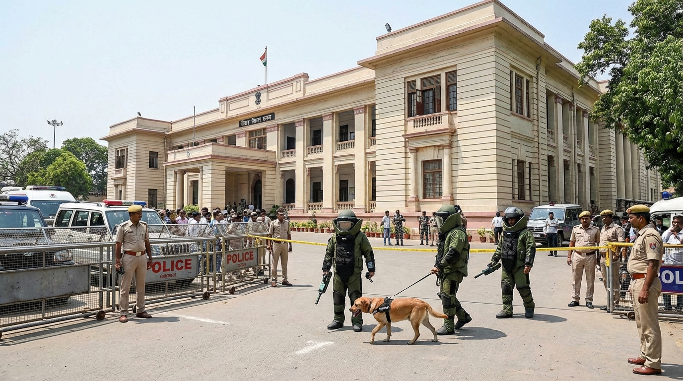 Bihar Assembly Bomb Threat: विधानसभा और सिविल कोर्ट को RDX से उड़ाने की धमकी 1 Bihar Assembly Bomb Threat