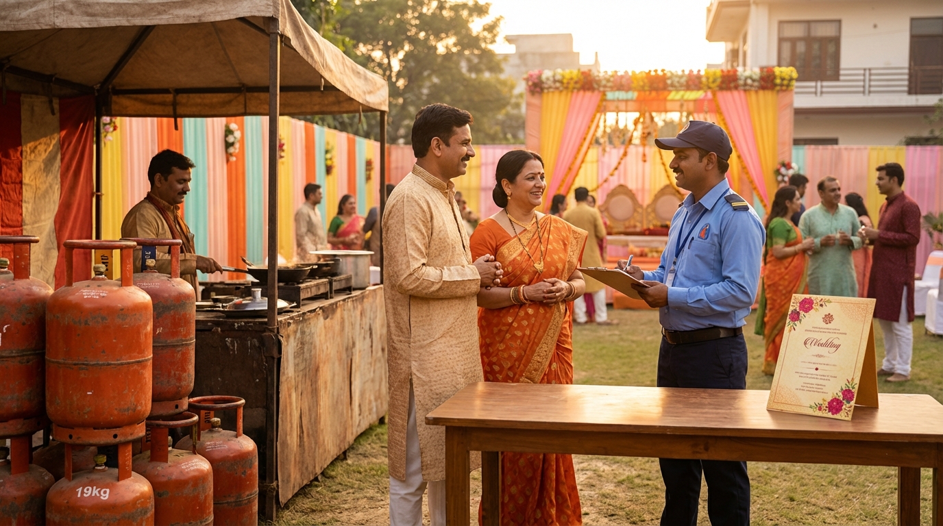 Commercial Gas Cylinder नोएडा में अब शादी के लिए मिलेगा आसानी से 6 Commercial Gas Cylinder