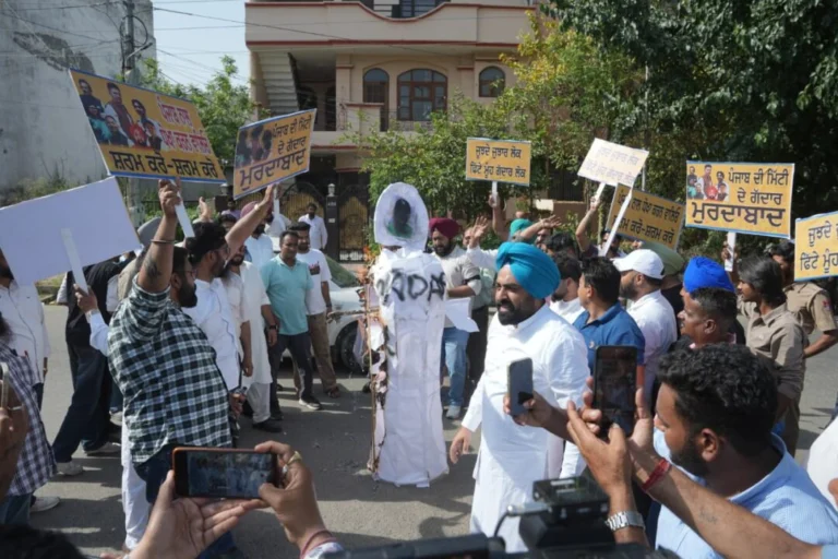 Punjab AAP Protest