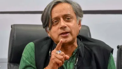 Shashi Tharoor Convoy Attacked