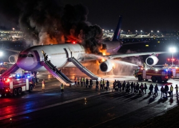 Swiss Air Flight Fire