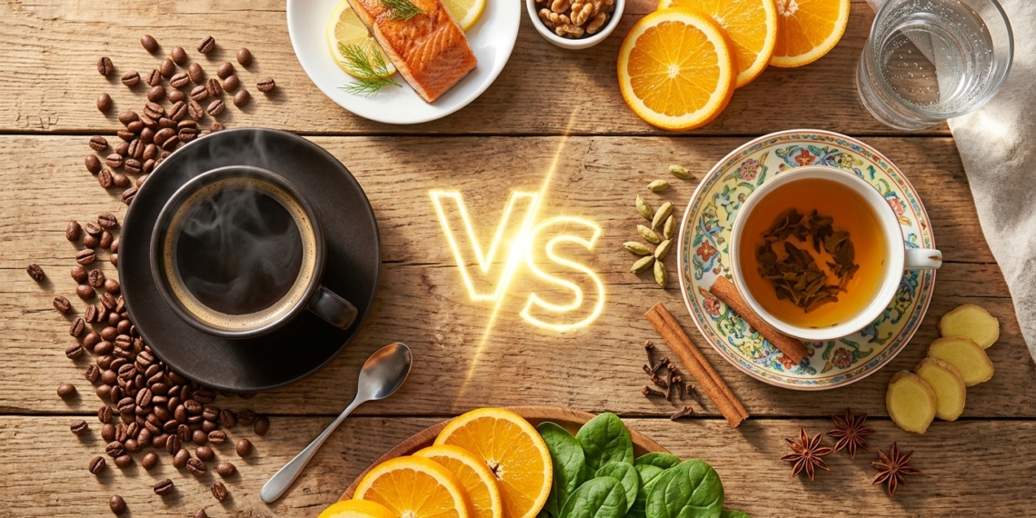 Tea vs Coffee Health Benefits