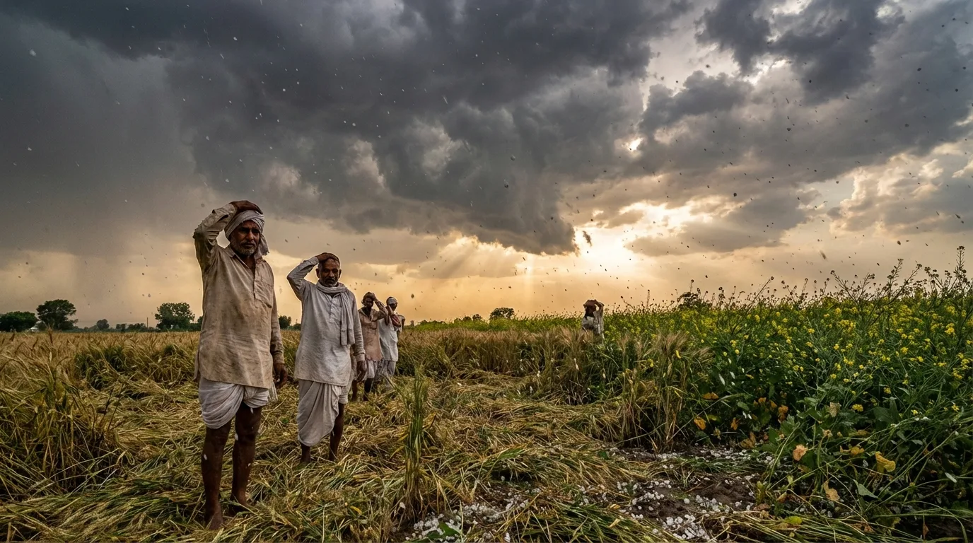 Weather Update: उत्तर भारत में तूफानी हवा और ओले, किसानों की बढ़ी चिंता 7 Weather Update