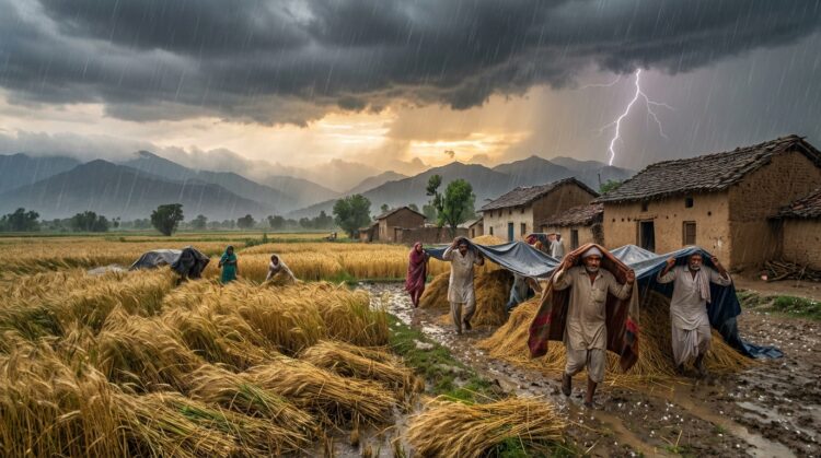 बड़ा अलर्ट! Western Disturbance से भारी बारिश, 10 अप्रैल तक ओलावृष्टि 1 Western Disturbance