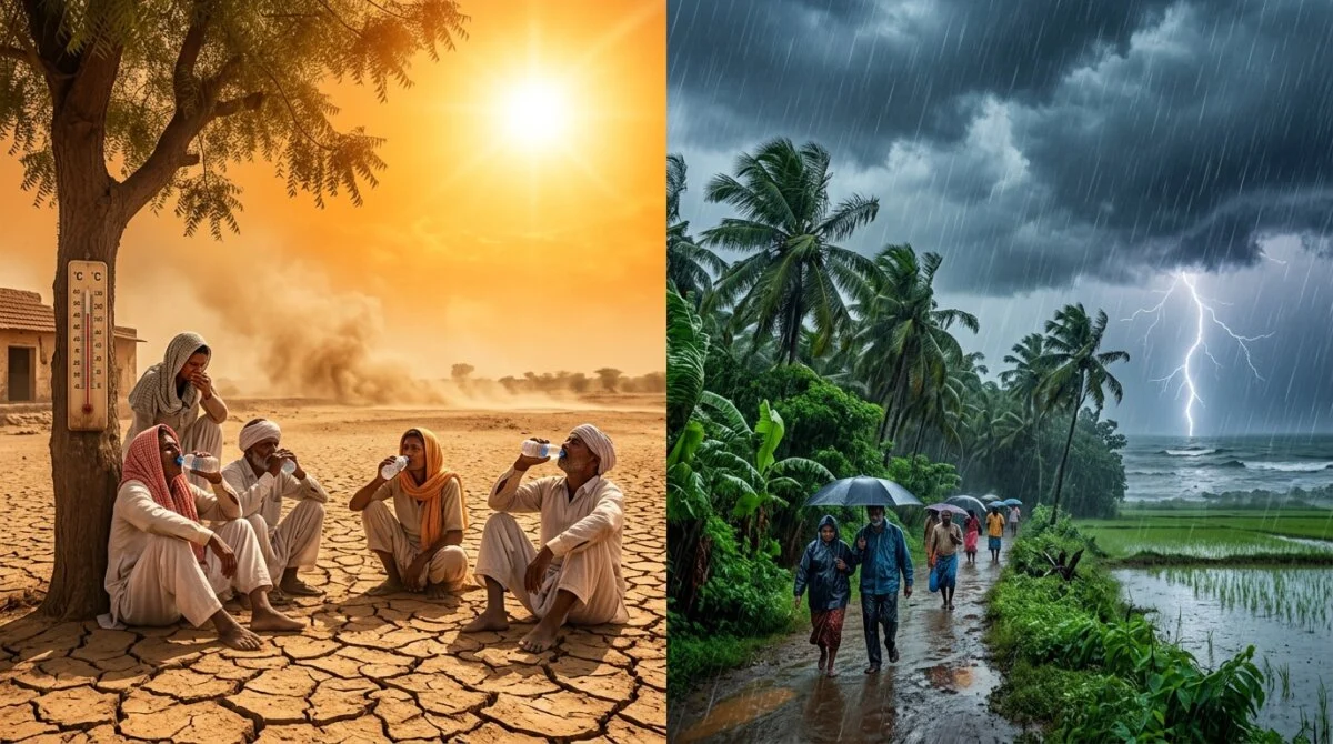 Heat Wave 2026 India: उत्तर भारत में 45°C तक पहुंचेगा तापमान, 26 मई को केरल में मानसून 15 Heat Wave 2026 India
