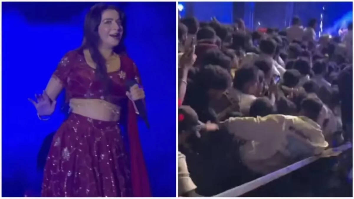 Jasmine Sandlas के Live Show में बड़ा हादसा, टूटे Barricades 6 Jasmine Sandlas