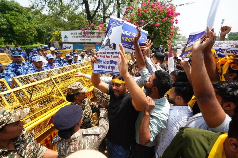 NEET Paper Leak Protest