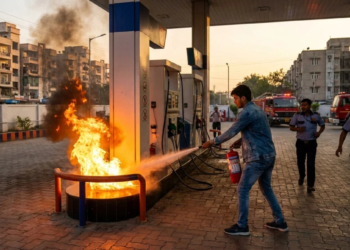 Jalandhar Petrol Pump Fire