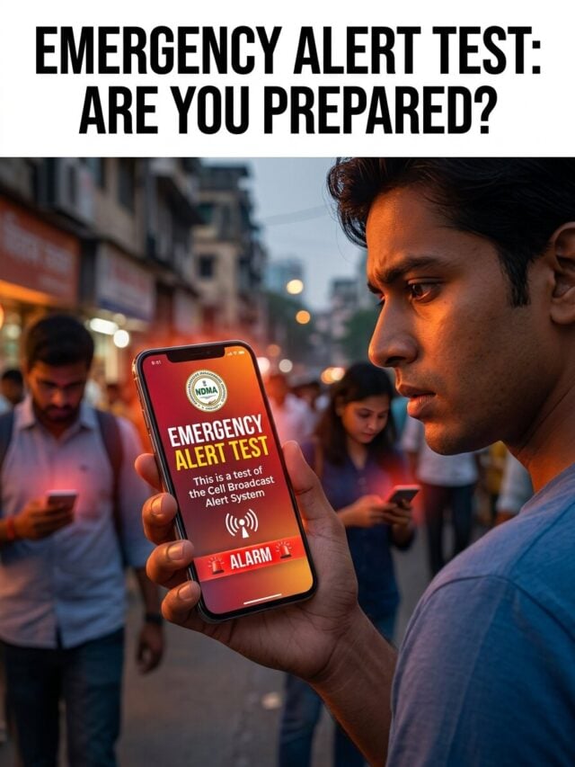 Emergency Alert on Phone Today