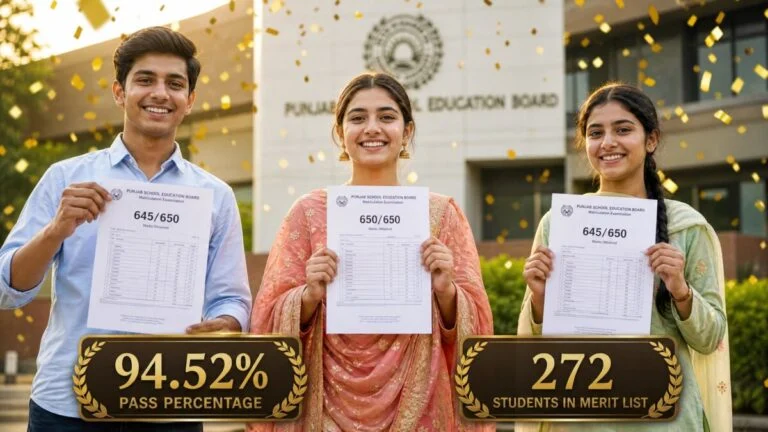 PSEB 10th Result 2026