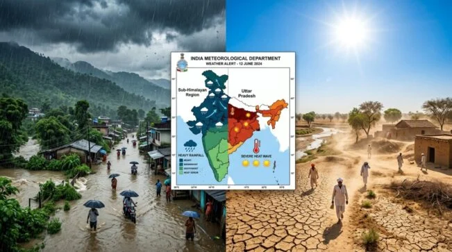 IMD Weather Alert - Extreme Rainfall and Heat Wave Warning