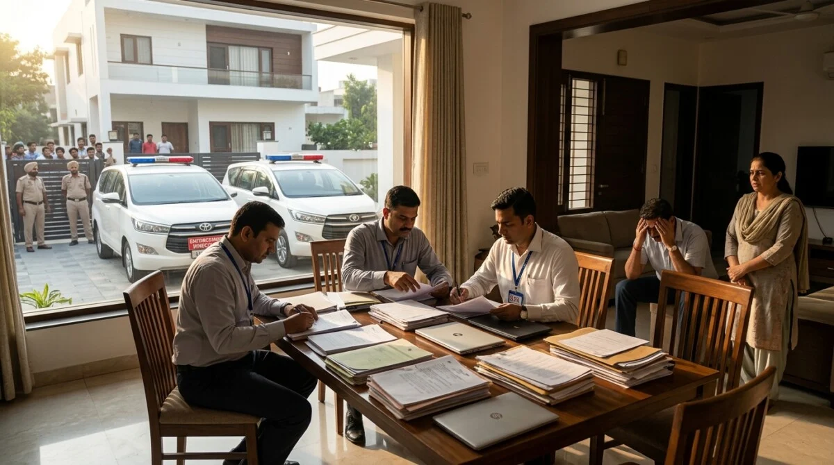 ED Raid: कैबिनेट मंत्री संजीव अरोड़ा के करीबी CA के घर बड़ी कार्रवाई 8 ED Raid