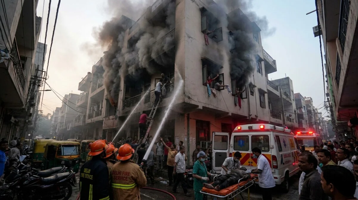 Delhi Restaurant Fire