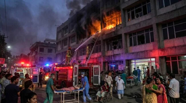 Bihar Hospital Fire