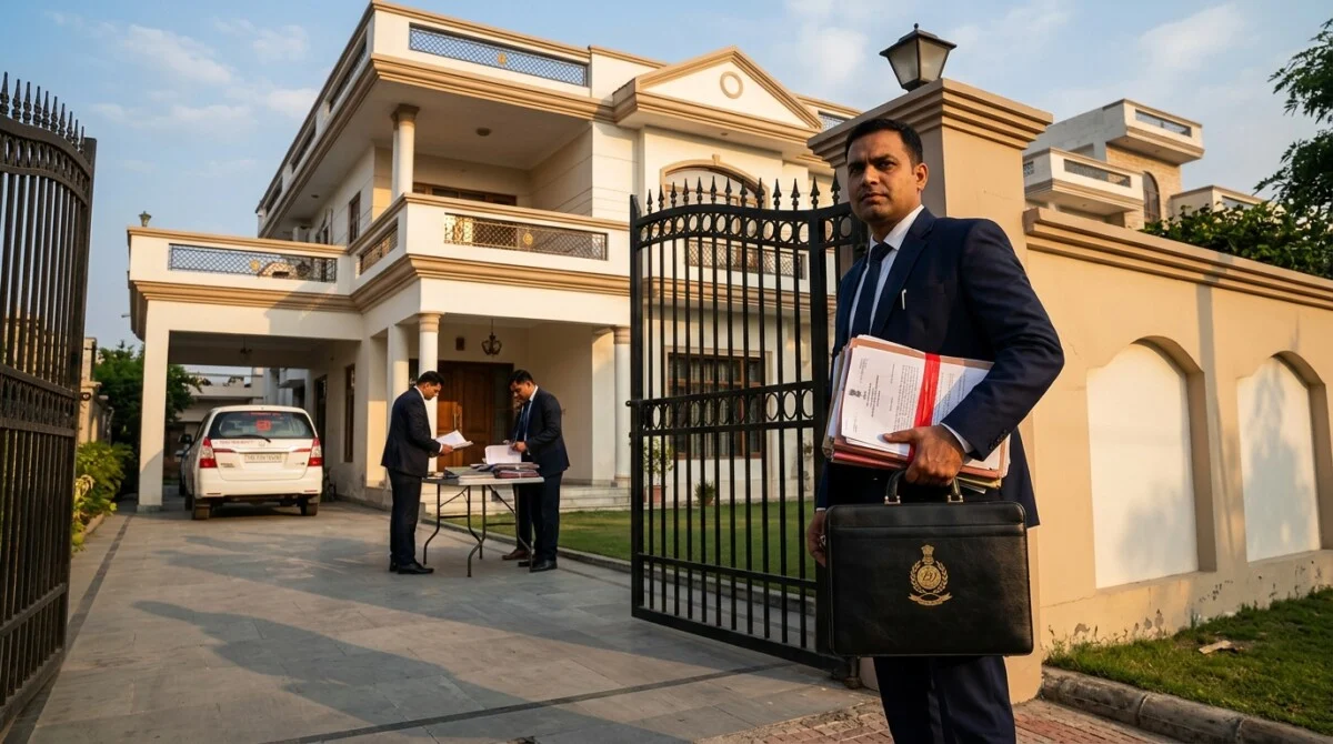 Hampton Sky Realty PMLA Raid: जलंधर में ED का बड़ा एक्शन 10 ED