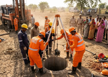 Child Falls into Borewell