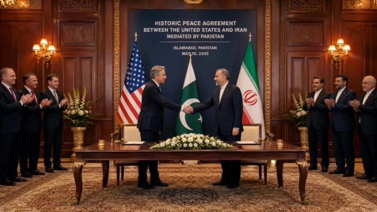 US-Iran Peace Deal: Pakistan की मध्यस्थता से बड़ी सफलता, Hormuz Strait तुरंत खुलेगा 16 US-Iran Peace Deal