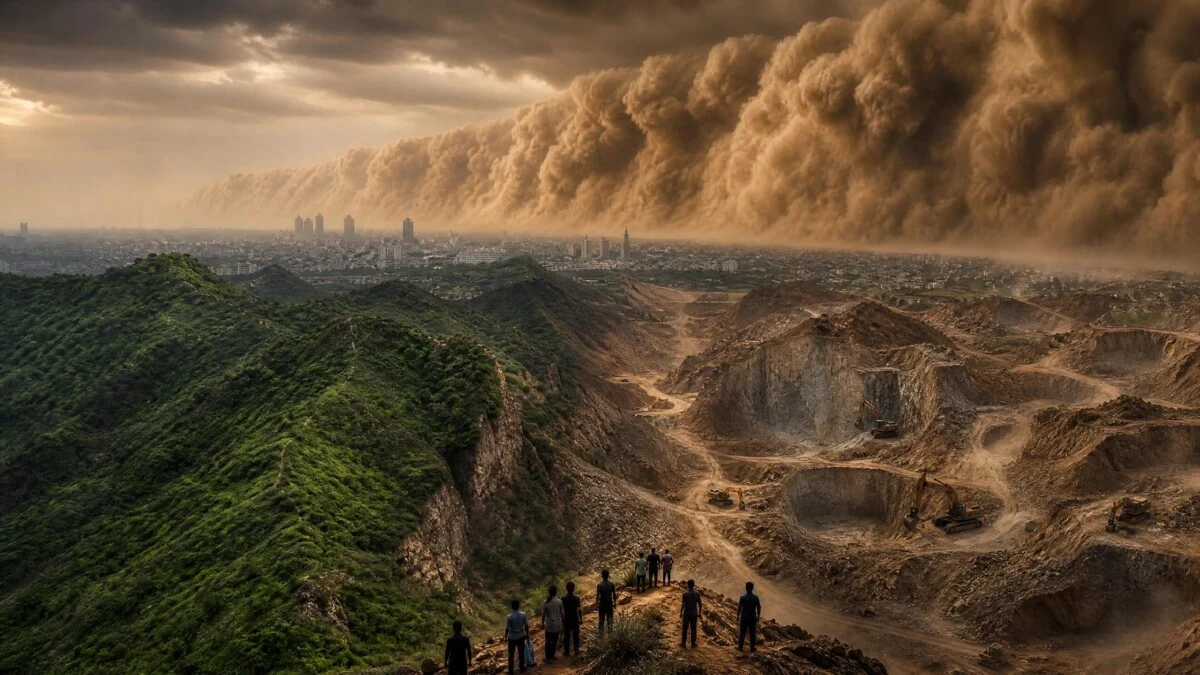 Churu Dust Storm से Delhi तक, अरावली की तबाही का खौफनाक सच 6 Churu Dust Storm