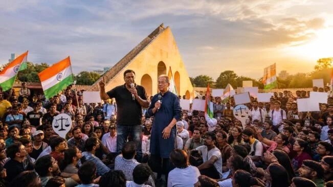 Cockroach Janata Party Protest