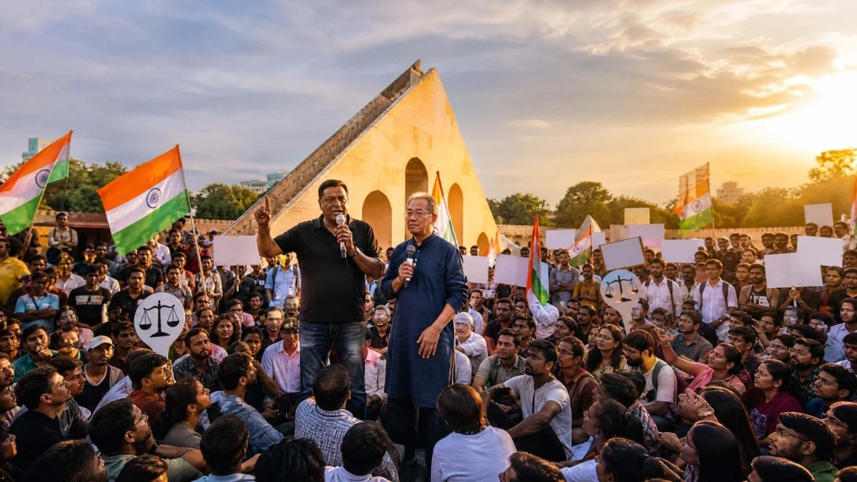 Cockroach Janata Party Protest