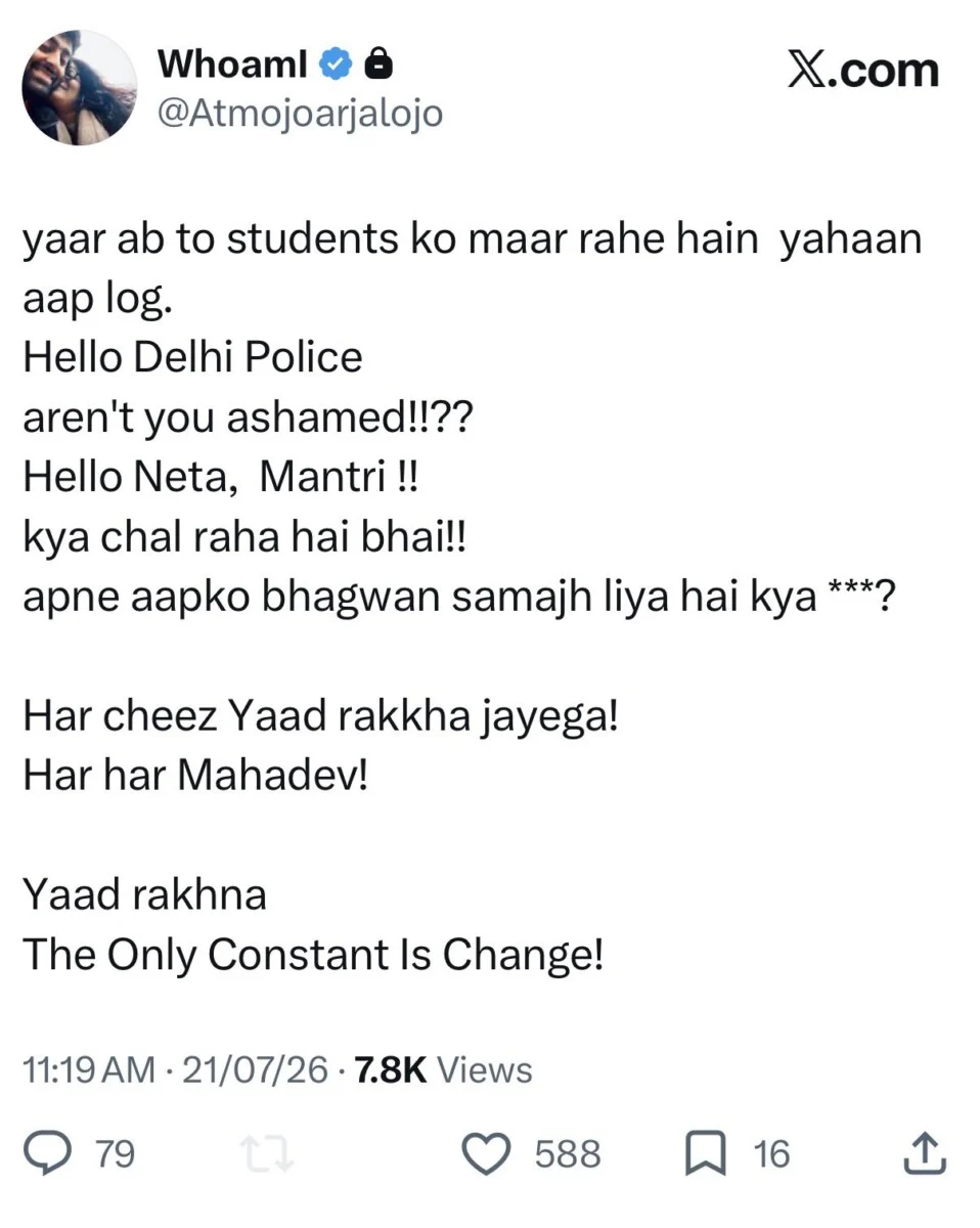 Arijit Singh Students Protest Support: 'सब याद रखा जाएगा', विद्यार्थियों के समर्थन में उतरे अरिजीत 2 Arijit Singh