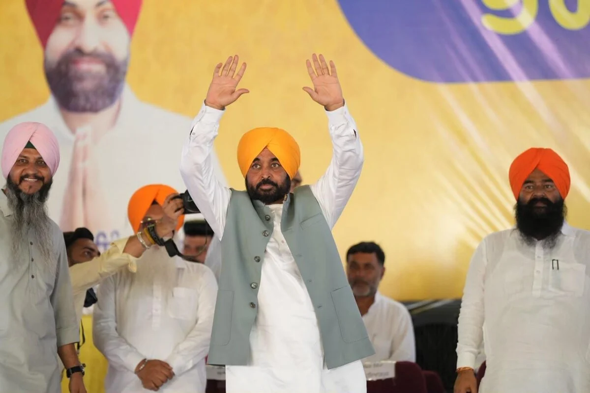 Bhagwant Mann Mukeriya Rally: पंजाब नंबर 1 बनाने का दावा 6 Bhagwant Mann Mukeriya Rally