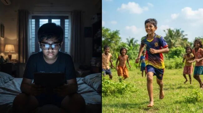Children Myopia India Screen Time Eyesight Weakness