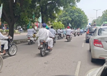 Farmers Motorcycle March