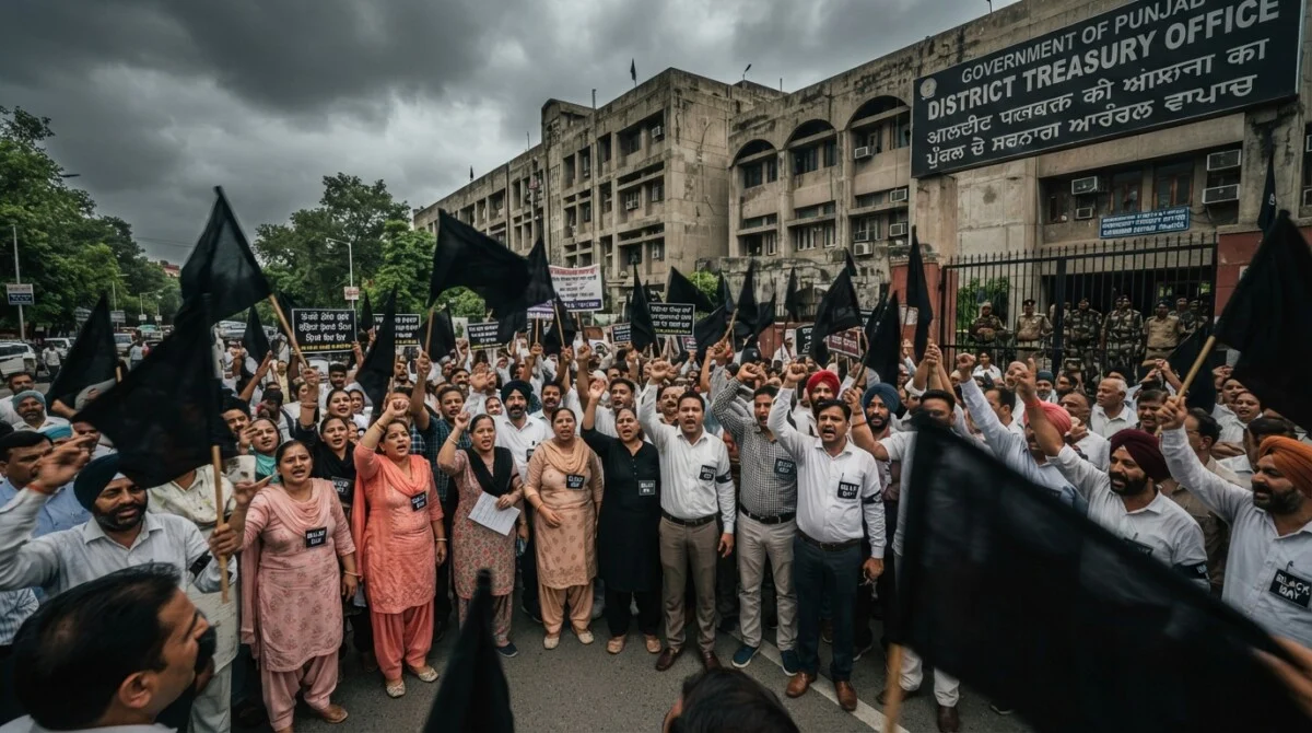 Punjab Employees Protest: 15 दिन का एक्शन प्लान, सरकार की बढ़ेगी टेंशन 11 Punjab Employees Protest