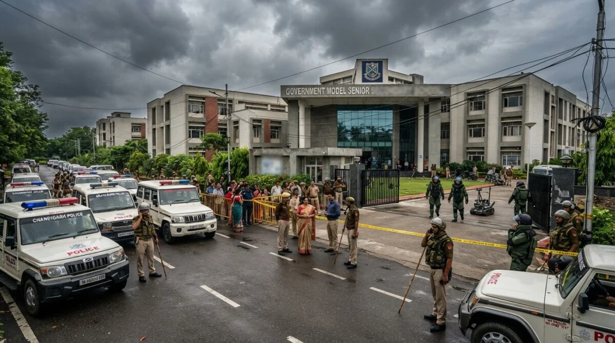 School Bomb Threat: PM मोदी के दौरे से पहले चंडीगढ़-मोहाली के स्कूलों को बम से उड़ाने की धमकी 6 School Bomb Threat