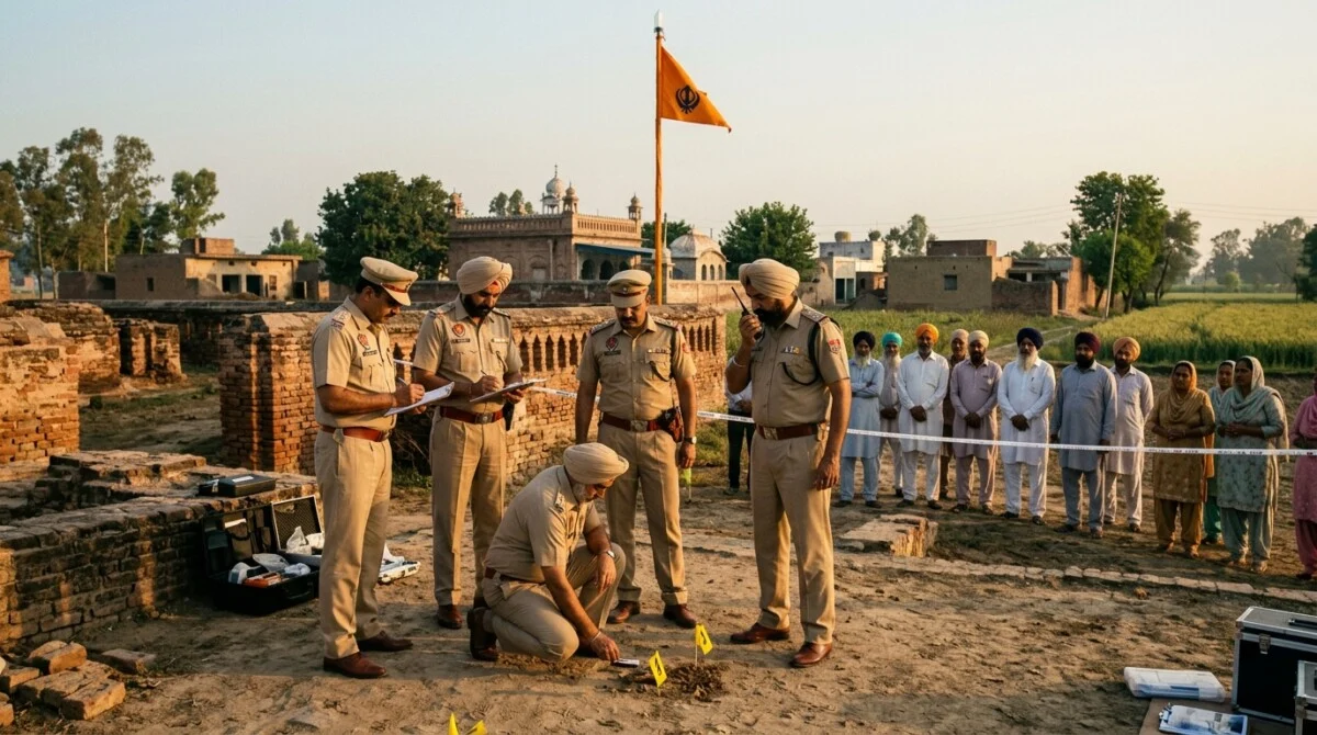Punjab Sacrilege Case: SIT की बुरज जवाहर सिंह वाला में जांच जारी 6 Punjab Sacrilege Case
