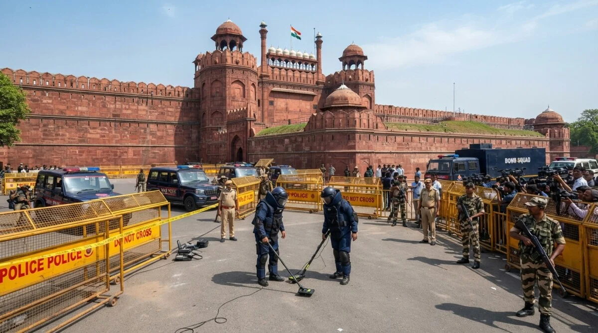 Red Fort Bomb Threat: लाल किले को उड़ाने की धमकी फर्जी निकली, सुरक्षा अलर्ट जारी 1 Red Fort Bomb Threat