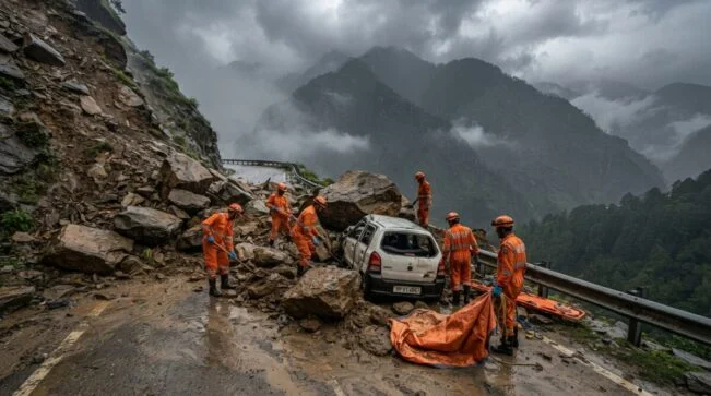 Breaking News Today Live | Latest Hindi News India | The News Air 88 Himachal Rockfall