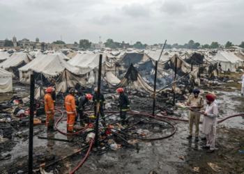 Tirath Yatra Tent Fire