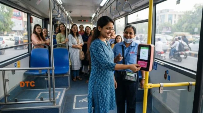 Delhi DTC Pink Ticket