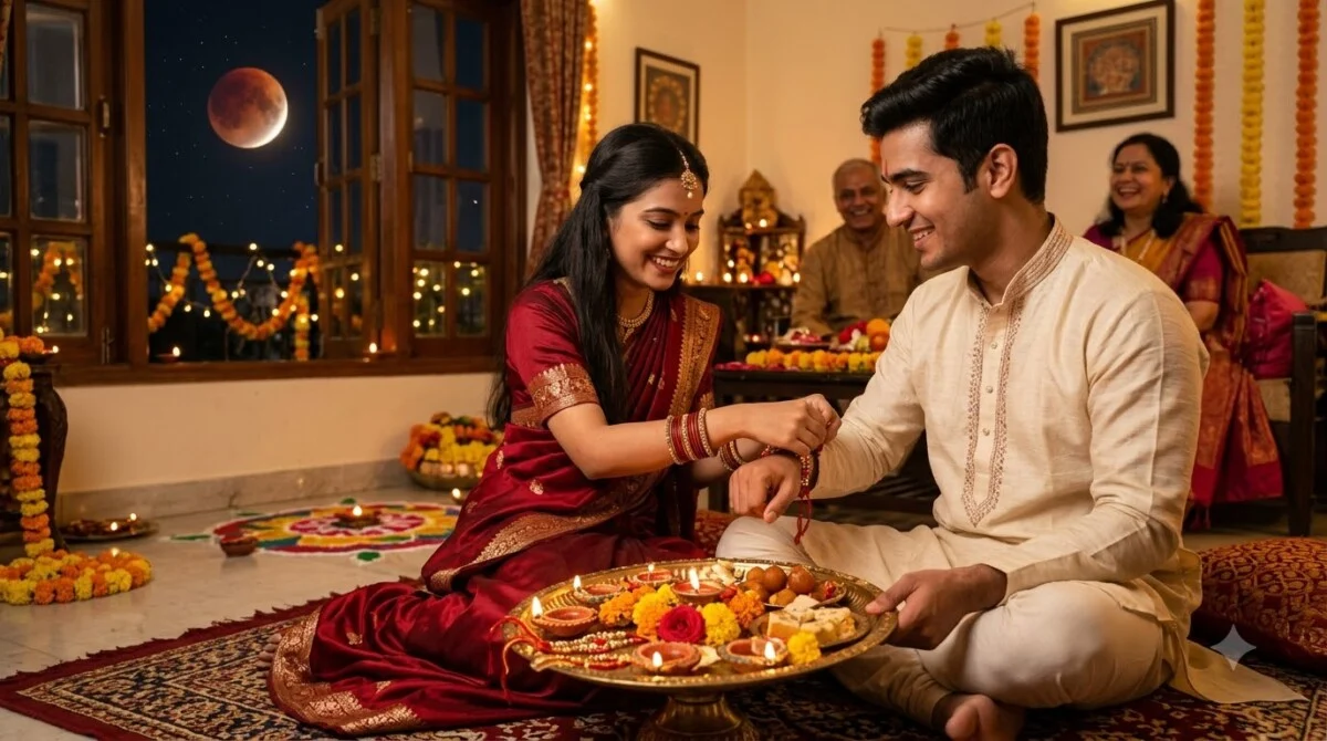 Raksha Bandhan 2026: श्रावण पूर्णिमा पर आंशिक चंद्र ग्रहण, भारत में नहीं दिखेगा 6 Raksha Bandhan 2026