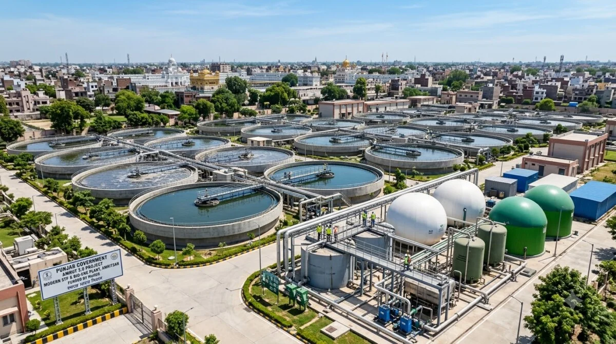 Amritsar Sewerage Treatment Plant: अमृतसर में 60 MLD सीवरेज प्लांट को मंजूरी, बायो-CNG भी होगी तैयार 6 Amritsar 60 MLD