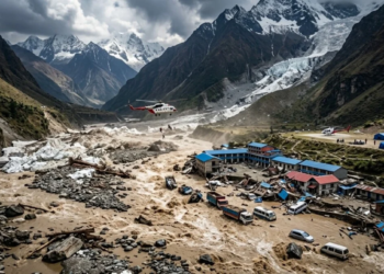 Nepal China Border Flash Flood