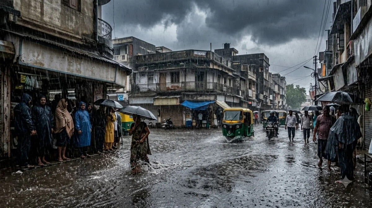 बड़ा अलर्ट! Gujarat में Extremely Heavy Rainfall, IMD ने जारी की चेतावनी 6 Heavy Rainfall Warning